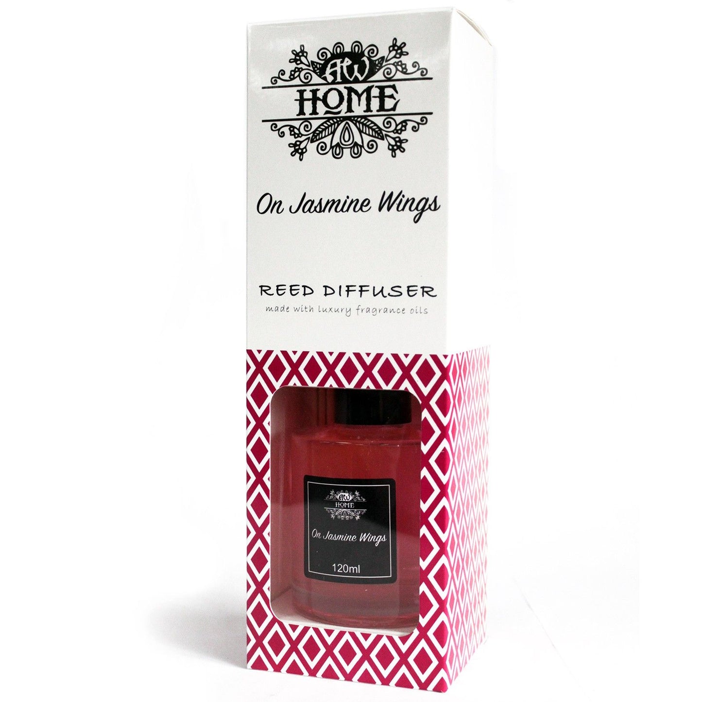 Duftstäbchen Diffusor Jasminflügel – 120ml mit natürlichen Rattanstäben