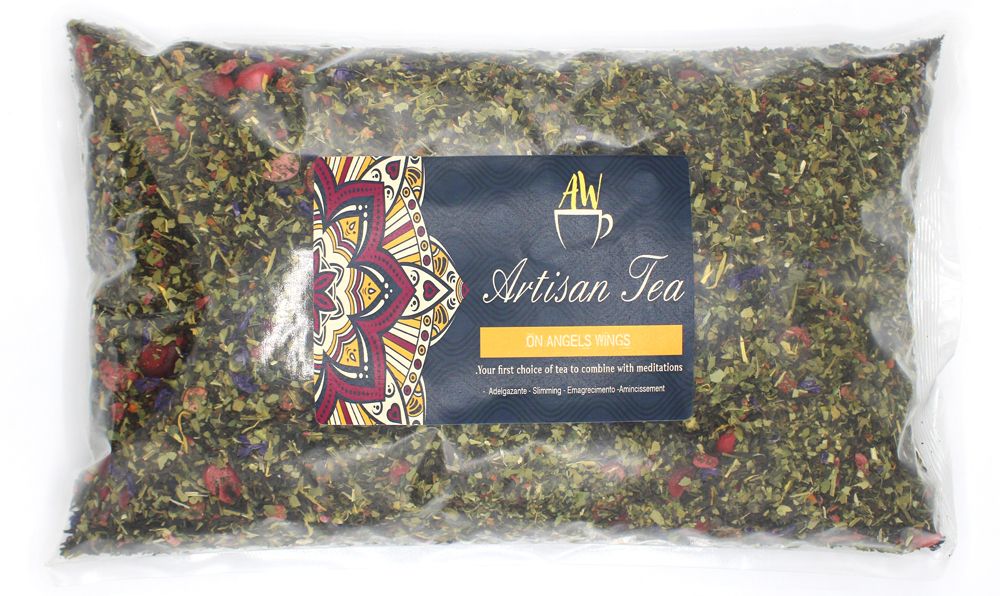 Pu-Erh Tee Auf Engelsflügeln - Aromatische Mischung mit Beeren & Kräutern (1 kg)