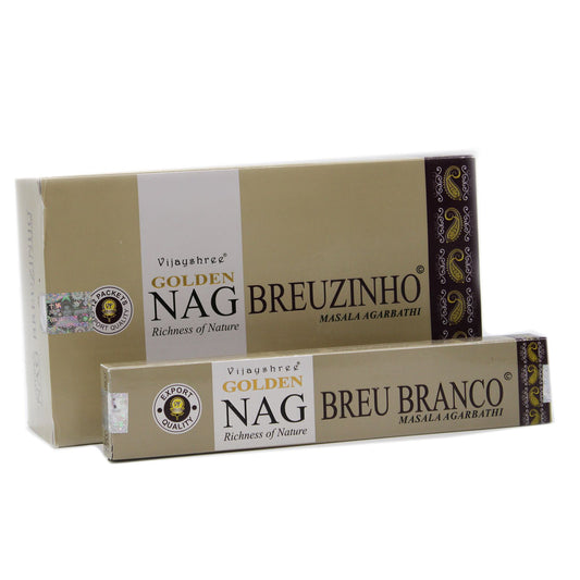Golden Nag Räucherstäbchen mit Amazonienharz – 15g Packung