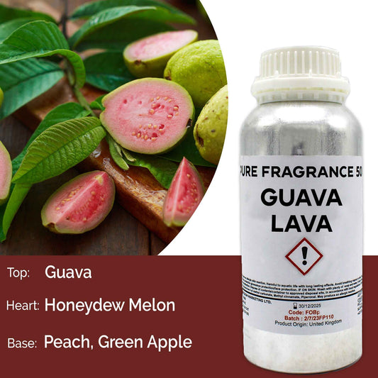 Reines Duftöl Guave-Lava - 500ml Konzentrat für kreative Düfte