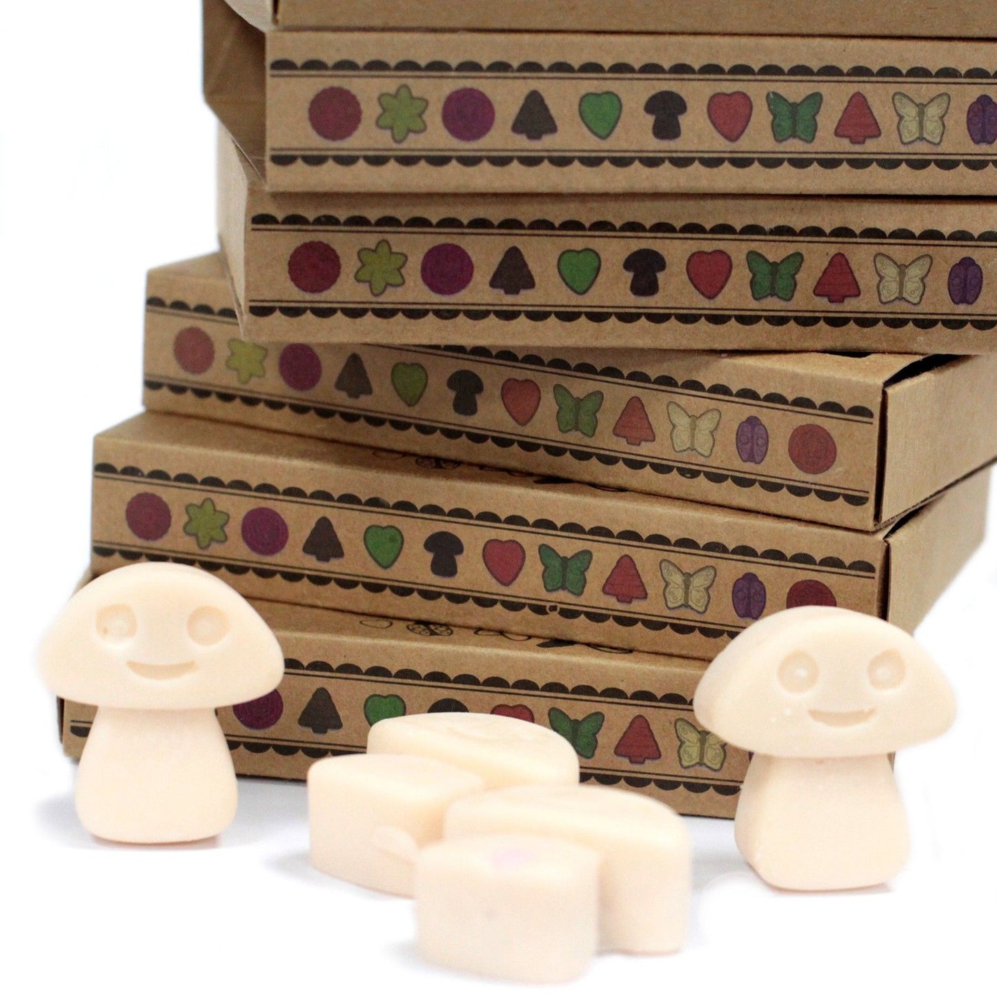 Geschenkset Duftwachs Vanille-Muskat – 6 Stück im edlen Präsentkarton