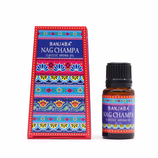 Banjara Duftöl Nag Champa - 10ml Flakon für Aromatherapie & Meditation
