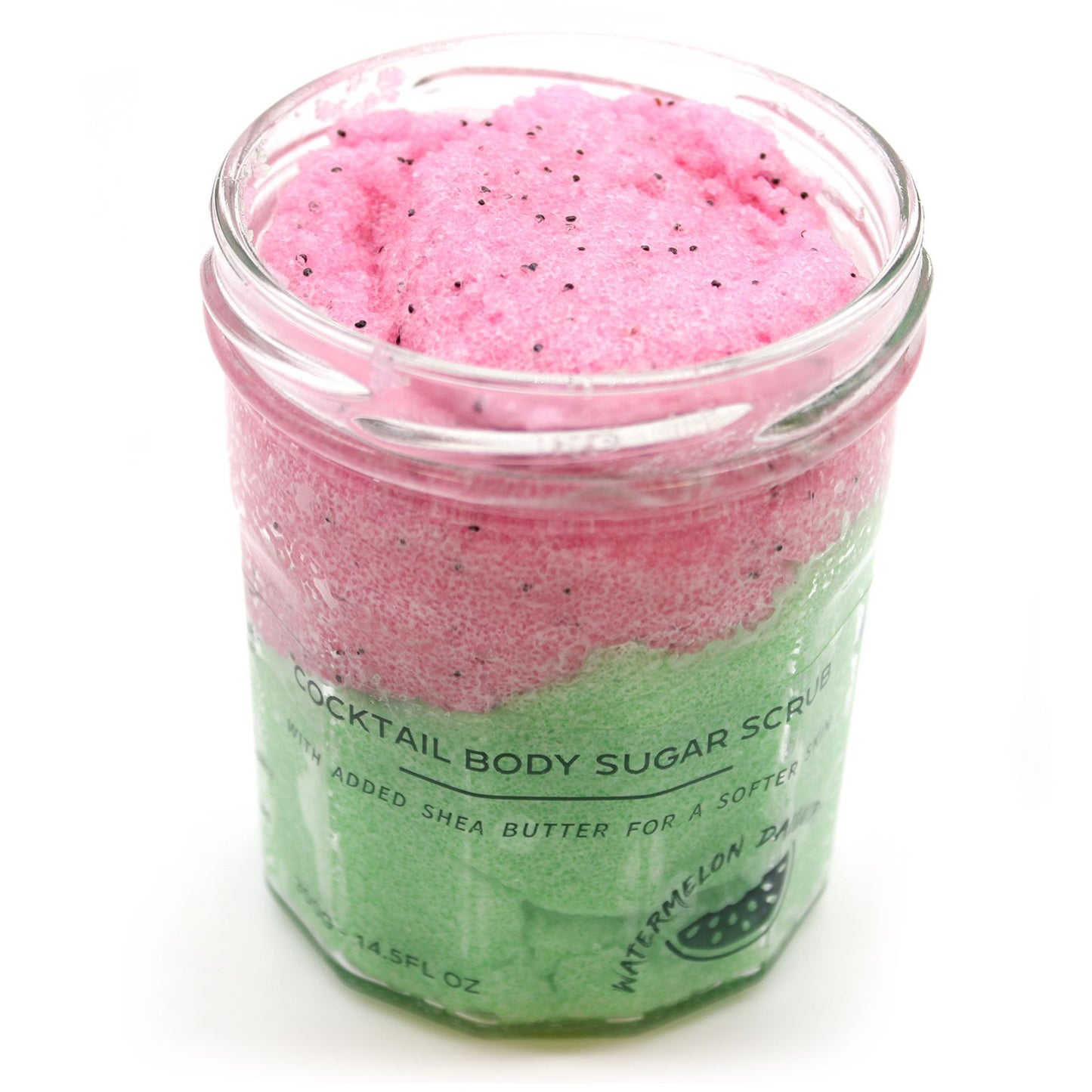 Sugar Body Scrub Wassermelone Daiquiri – Natürliches Zuckerpeeling mit Sheabutter, 300g