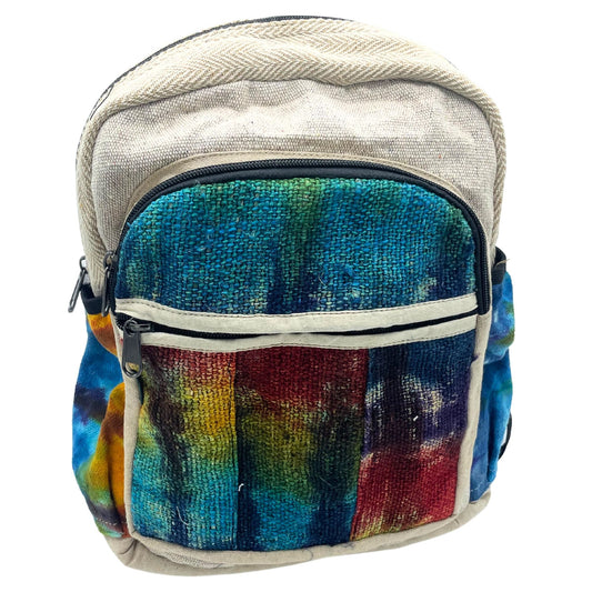 Medium Rucksack aus Hanf-Baumwolle - Unifarben