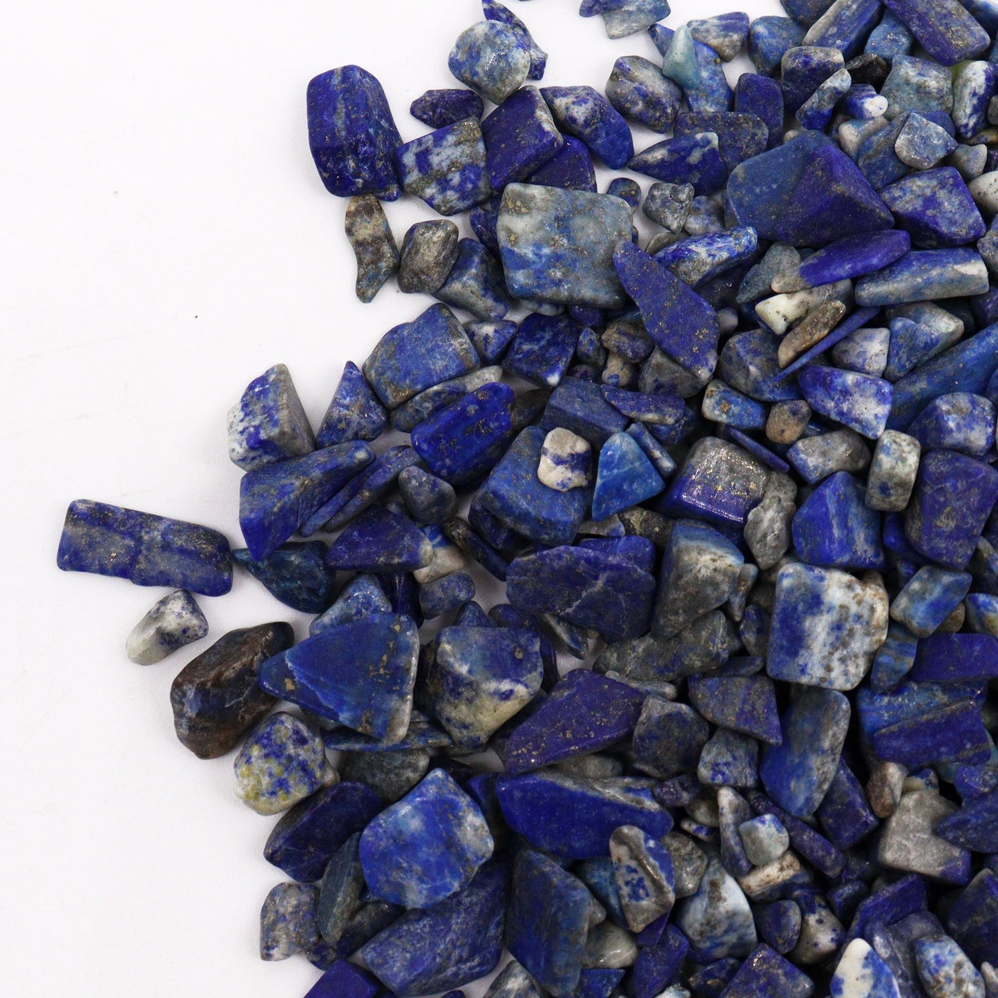 1kg Lapislazuli Edelsteinchips - Natürliche Dekosteine in Tiefblau
