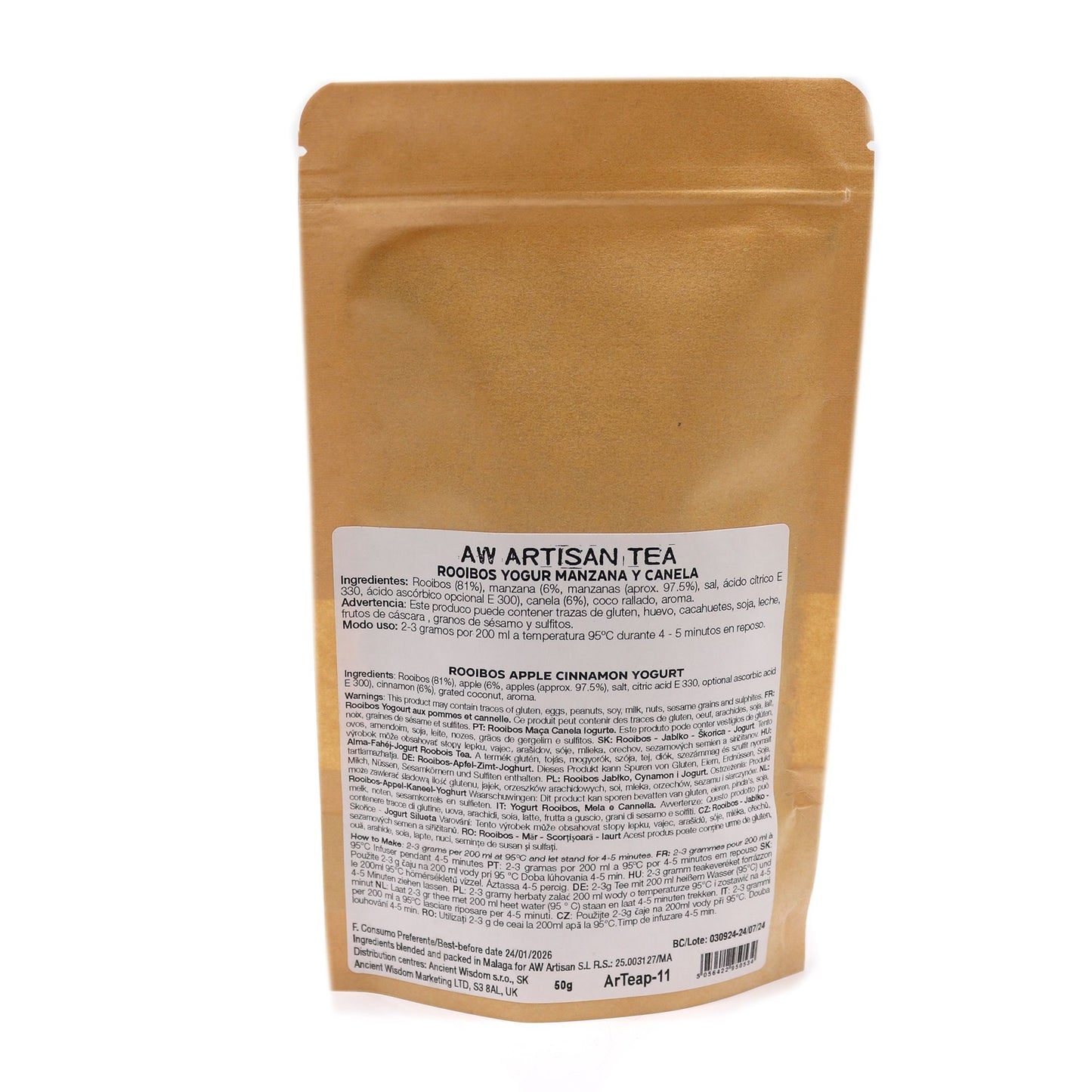 Rooibos Tee Apfel Zimt Kokos - Wärmende Trilogie ohne Koffein