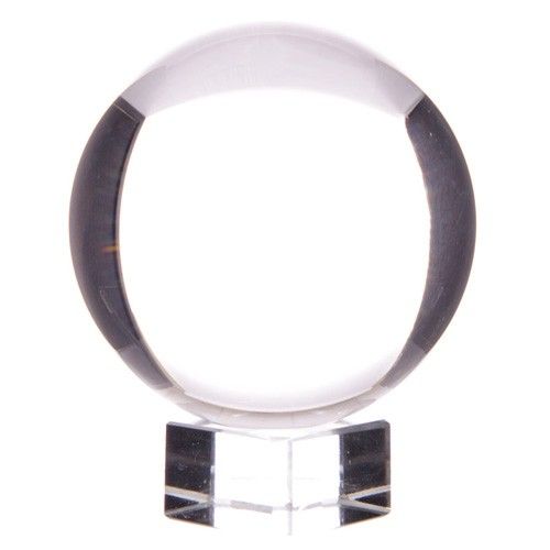 Kristallkugel 150 mm mit klarem Edelsockel – für Meditation & Dekoration