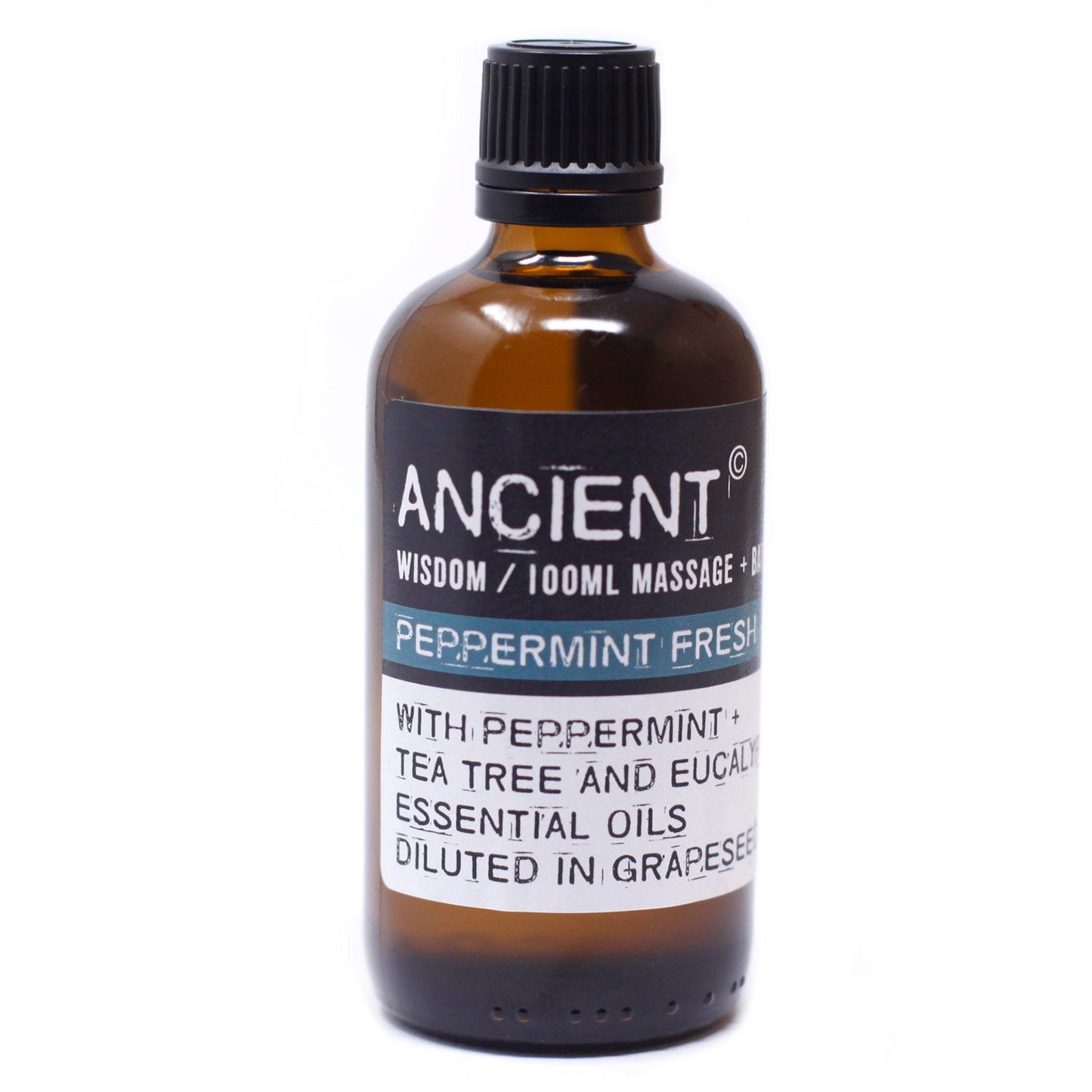 Erfrischendes Massageöl mit Pfefferminze, Teebaum & Eukalyptus – 100 ml