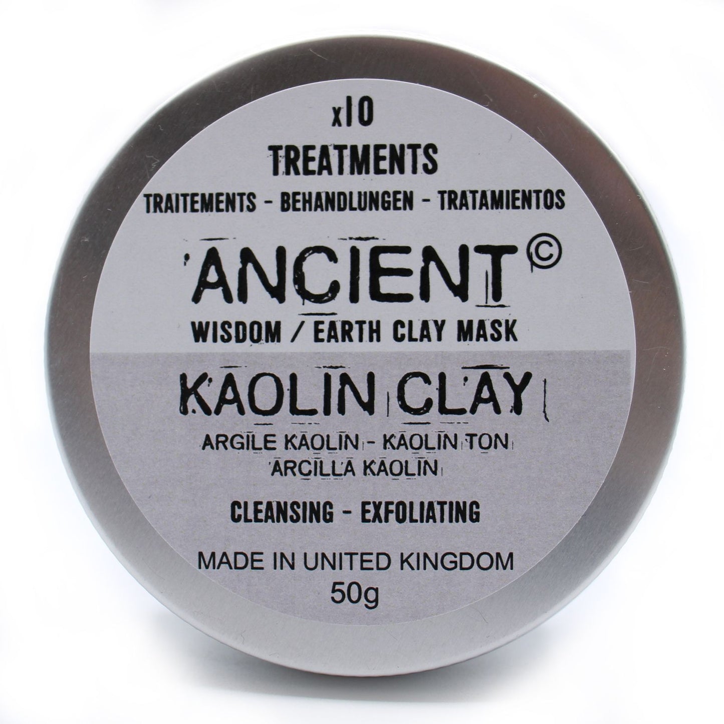 Reines Kaolin-Tonpulver 50g – Sanfte Mineralmaske zum Selbstanrühren