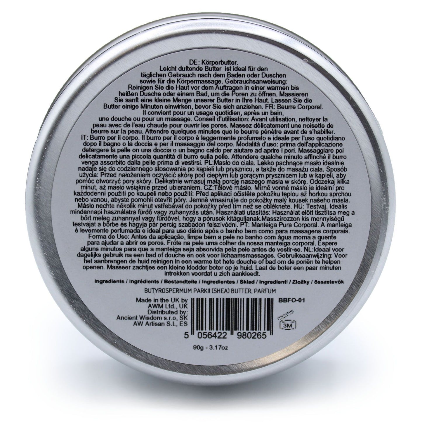 Shea Körperbutter 'Schlummernde Kokosnuss' - 90g für zarte Haut