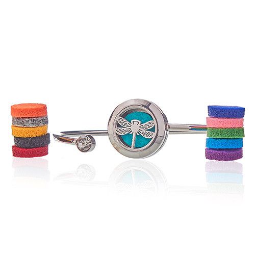Dragonfly Aromatherapie-Armband – Persönlicher Duftbegleiter aus Edelstahl