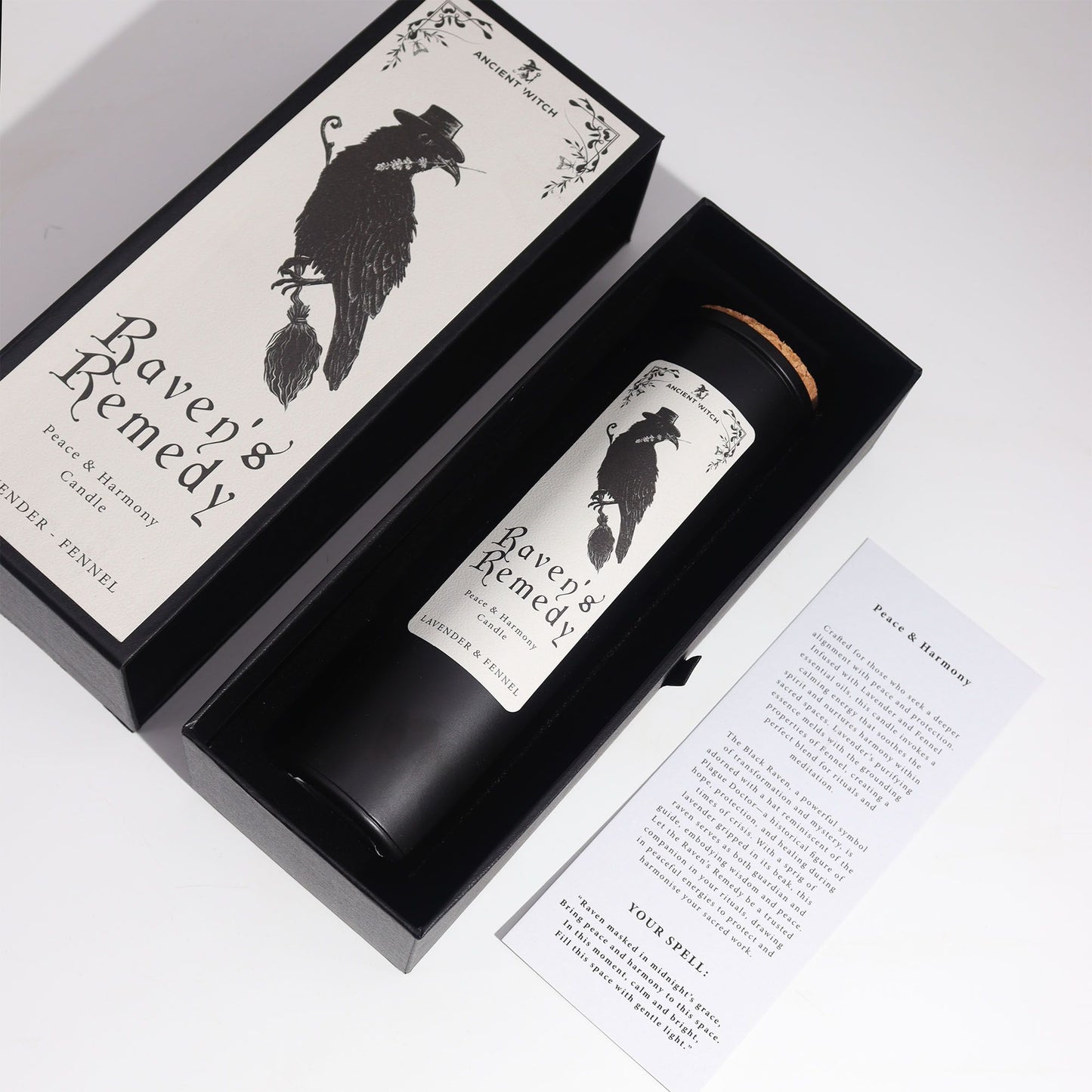 Raven's Remedy Ritualkerze – Lavendel & Fenchel für Harmonie