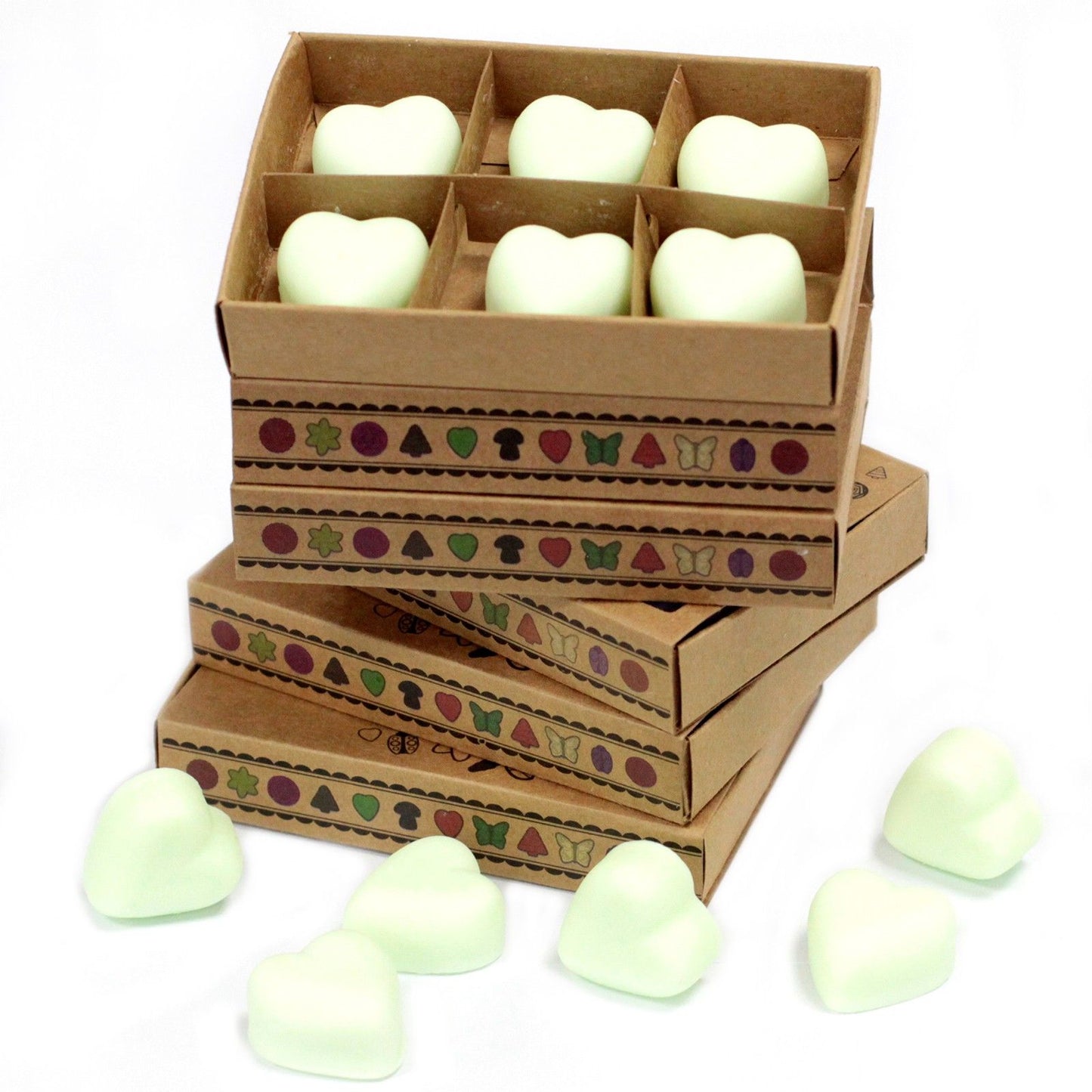Geschenkset Duftwachs ‚Frische Minze & Menthol‘ – 6 Stück