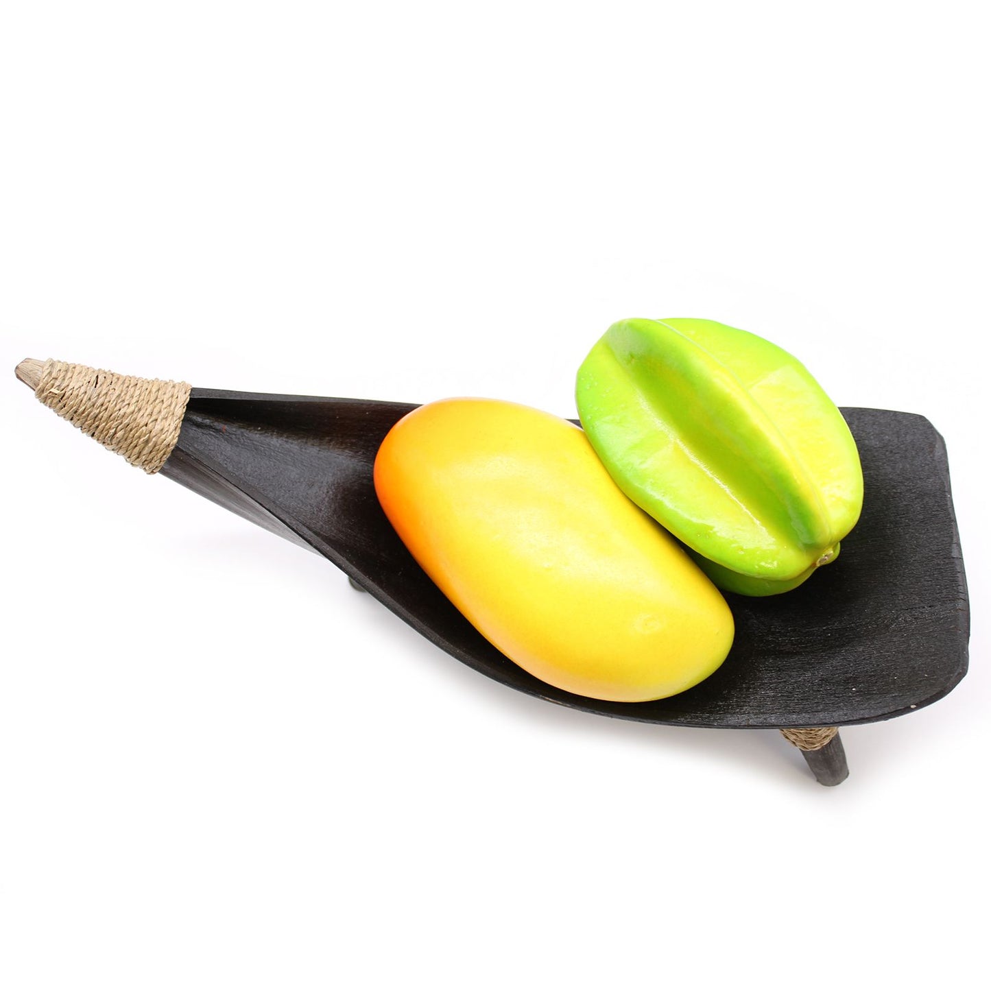 Set mit 3 Schalen aus Kokosblatt in Schokoladenbraun – Für Obst & stilvolle Deko