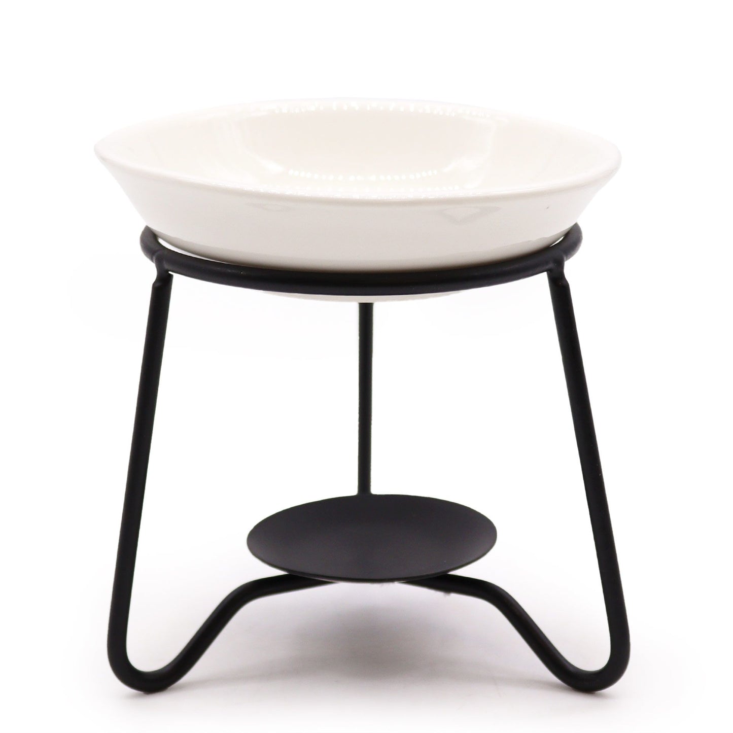 Elegantes Duftstövchen aus Keramik und Metall – Minimalistischer Stand