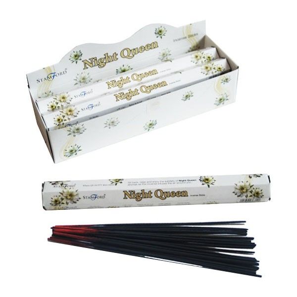 Night Queen Premium – Handgerollte Räucherstäbchen mit mystischem Blütenduft