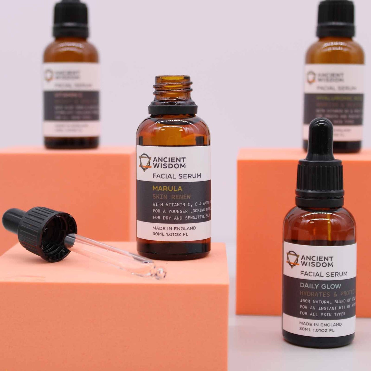 Daily Glow Gesichtsserum – Strahlende Feuchtigkeit mit 6 natürlichen Ölen