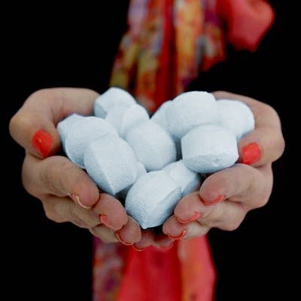 Mini-Badebomben Box 'Baby Powder' – 90 Stück für sprudelnde Wellness-Momente