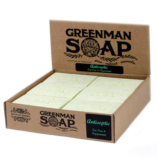 Greenman Antiseptische Naturseife - Teebaum & Pfefferminz (100g)