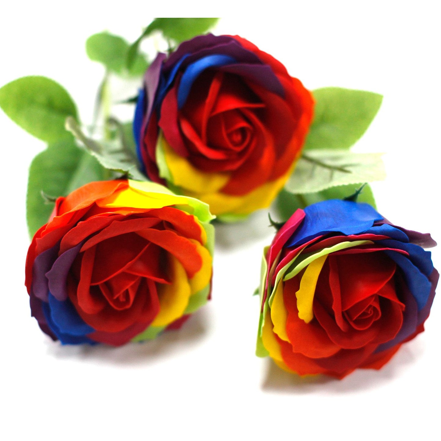 Seifenblume Regenbogen – Handgefertigte Baderose für weiche Haut