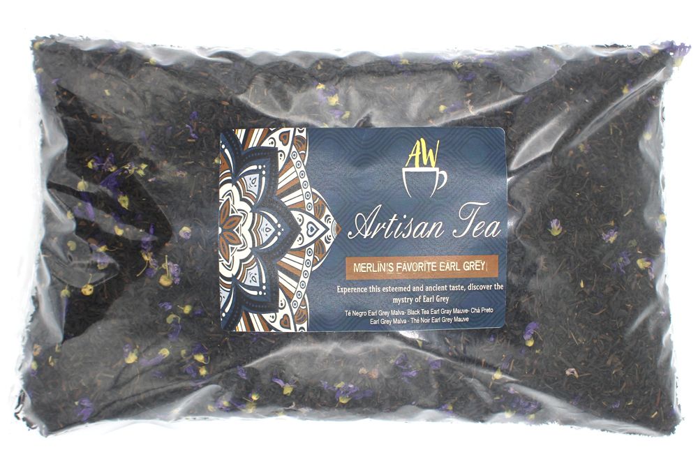 Merlins Earl Grey Klassiker - 1kg Schwarztee mit Malvenblüten