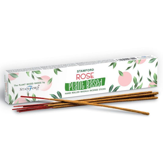 Masala Räucherstäbchen 'Rosenblüten' - Handgerollt aus natürlichen Harzen