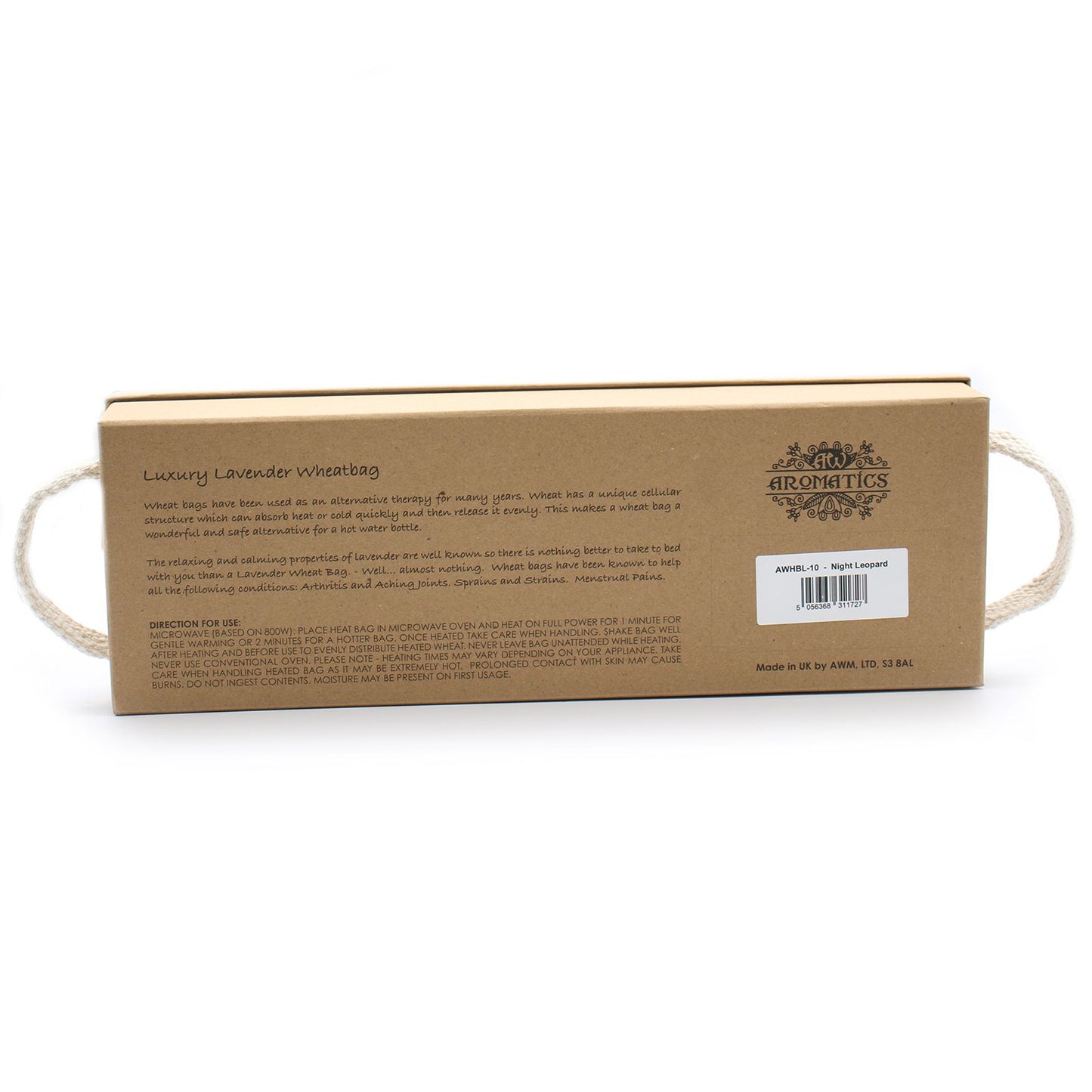Premium Weizenkissen Night Leopard mit Lavendel – Entspannungs-Set in Geschenkbox