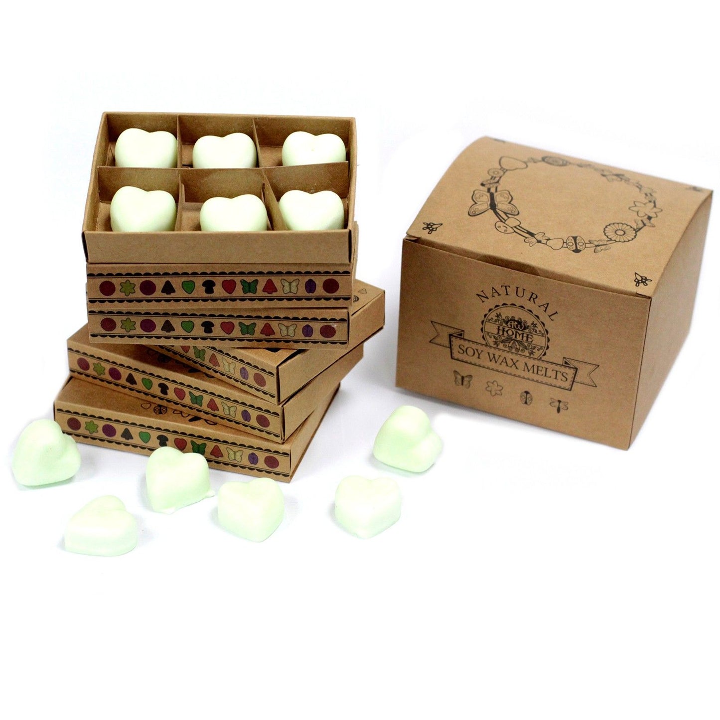 Geschenkset Duftwachs Apfel-Zimt - 6 Stück in Geschenkbox