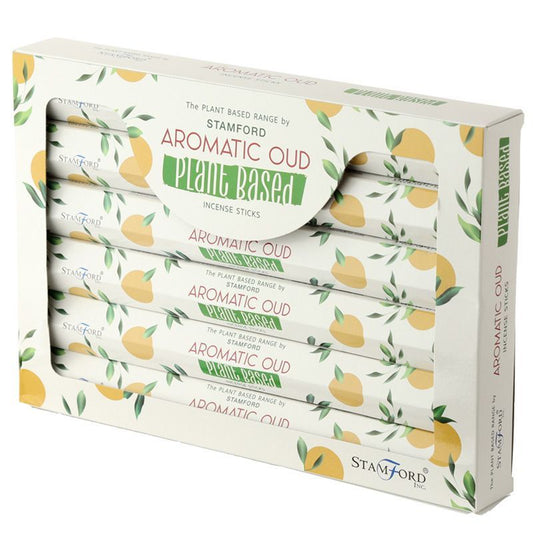 Pflanzenbasierte Räucherstäbchen 'Aromatischer Oud' – Intensives Holzaroma