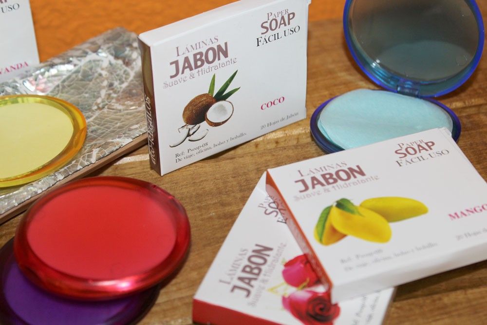 Papierseifenblätter mit Lavendelduft – 20 Stück, biologisch abbaubar