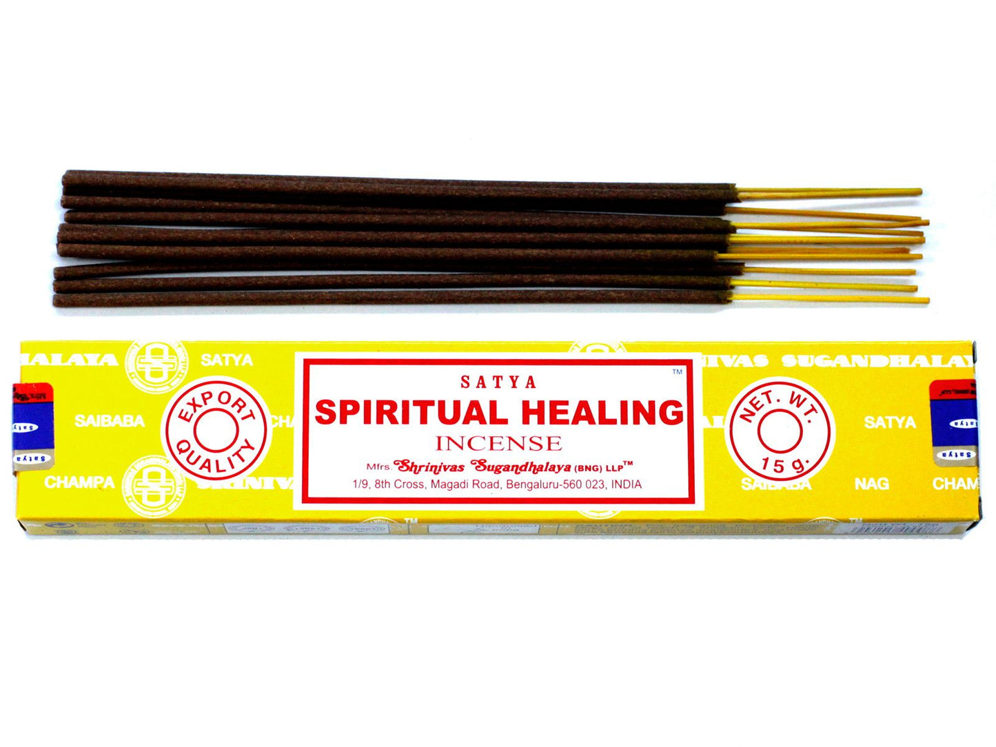 Satya Räucherstäbchen Spiritual Healing - 15 Stück für innere Balance