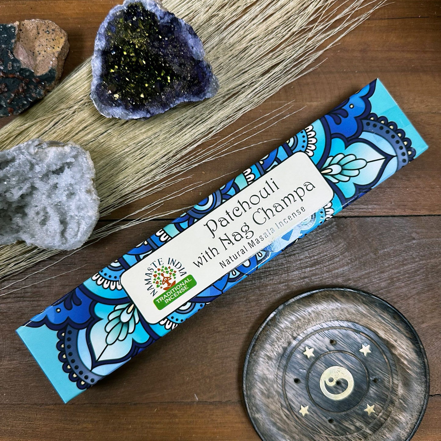 Mandala Masala Räucherstäbchen Patchouli & Nag Champa - 12 Stück