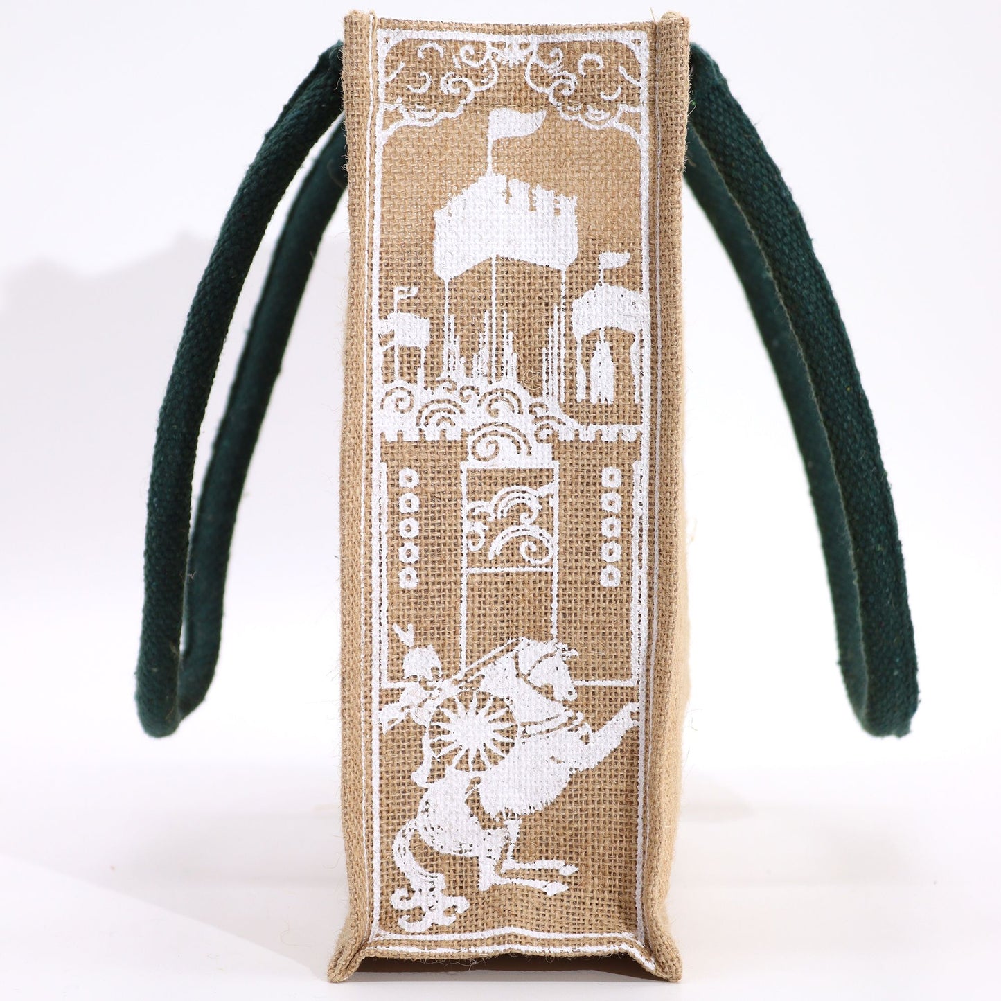 Jute Shopper 'Mutiger Hase' – Nachhaltige Tasche mit inspirierendem Design