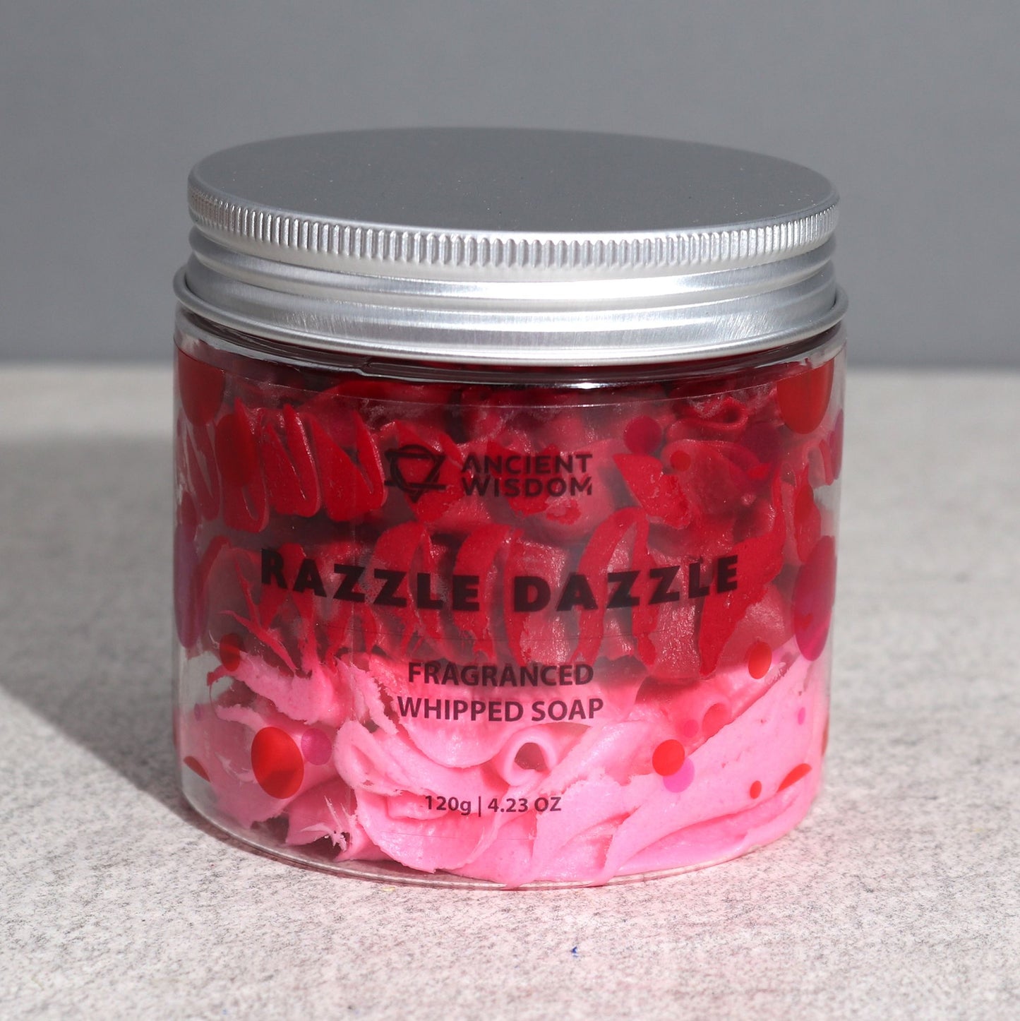 Razzle Dazzle Whipped Cream Seife – Luftig-leichte Duschcreme mit Kokosöl (120g)