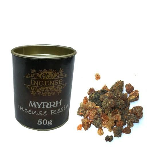 Reines Myrrhe-Räucherharz – 50g im Metalldöschen