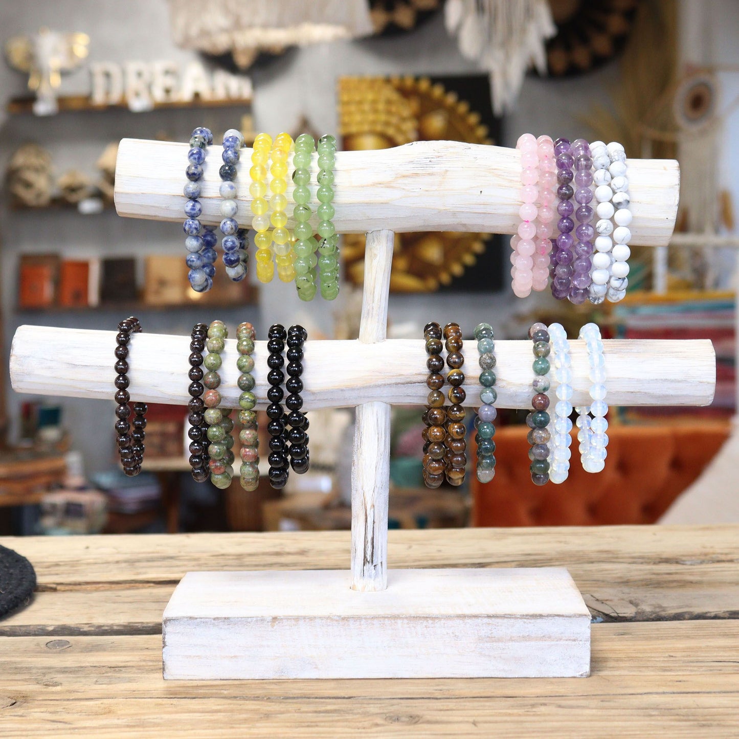 Dehnbares Amethyst-Armband – Harmonischer Schmuck mit Edelsteinen