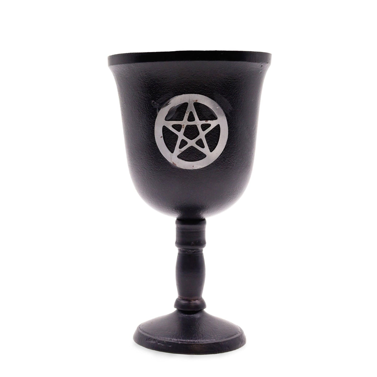 Ritualkelch aus Eisen mit Pentagramm – 20 cm Höhe