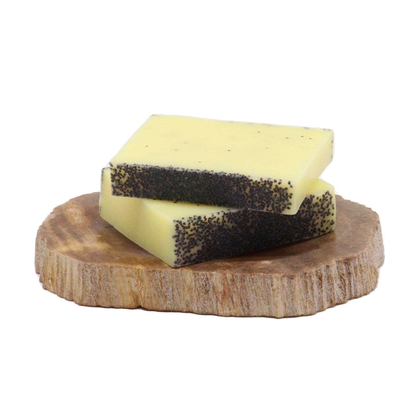 Handgemachte Naturseife Zitrone & Mohn – 100g