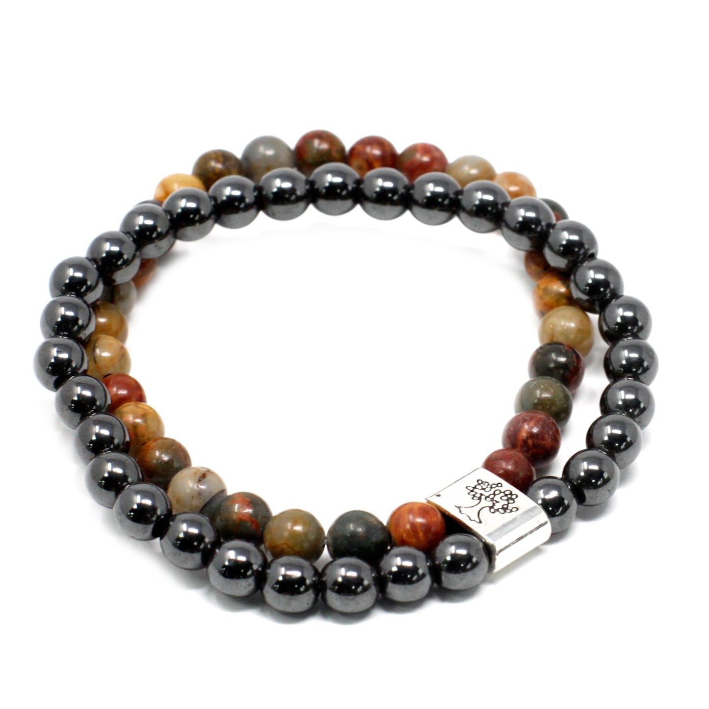 Magnetarmband mit Picasso-Jaspis – Natürlicher Schmuck mit harmonisierender Wirkung