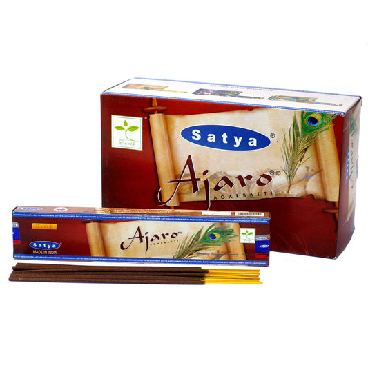 Satya Ajaro Räucherstäbchen - 15 Stück für innere Ruhe