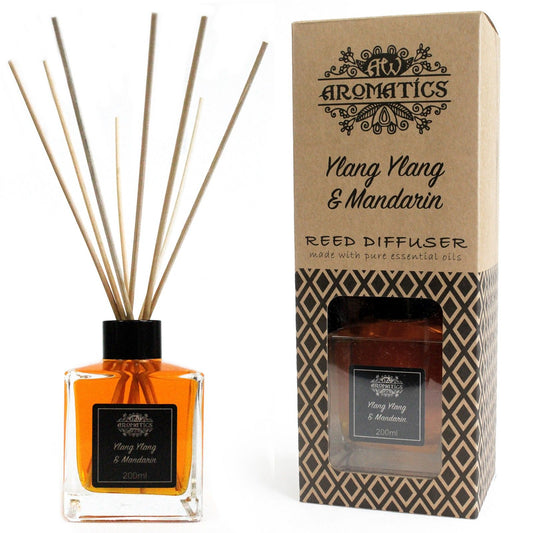 Rattan-Duftdiffusor Ylang Ylang & Mandarine – 200ml für wohltuende Raumluft