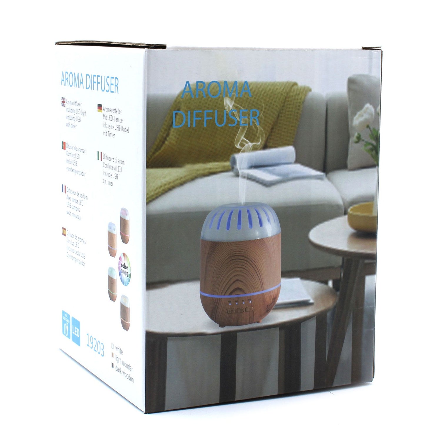 Copenhagen Aroma Diffuser – USB-Betrieb, Farbwechsel-LED & Timer-Funktion