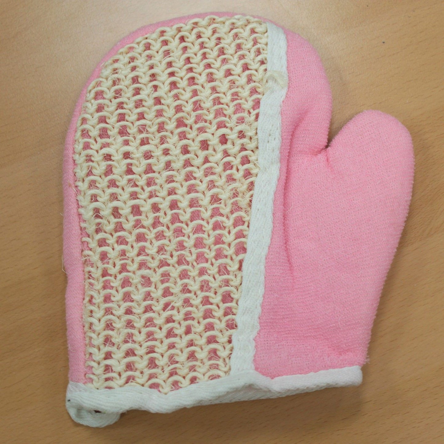 Peelinghandschuh aus Jute für intensives Hautglätten