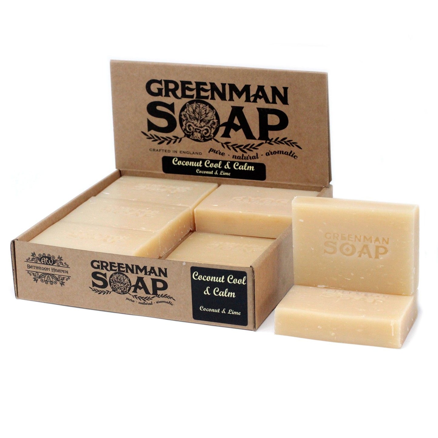 Greenman Naturseife Coconut Cool & Calm – Erfrischende Kokos-Limette (100g)