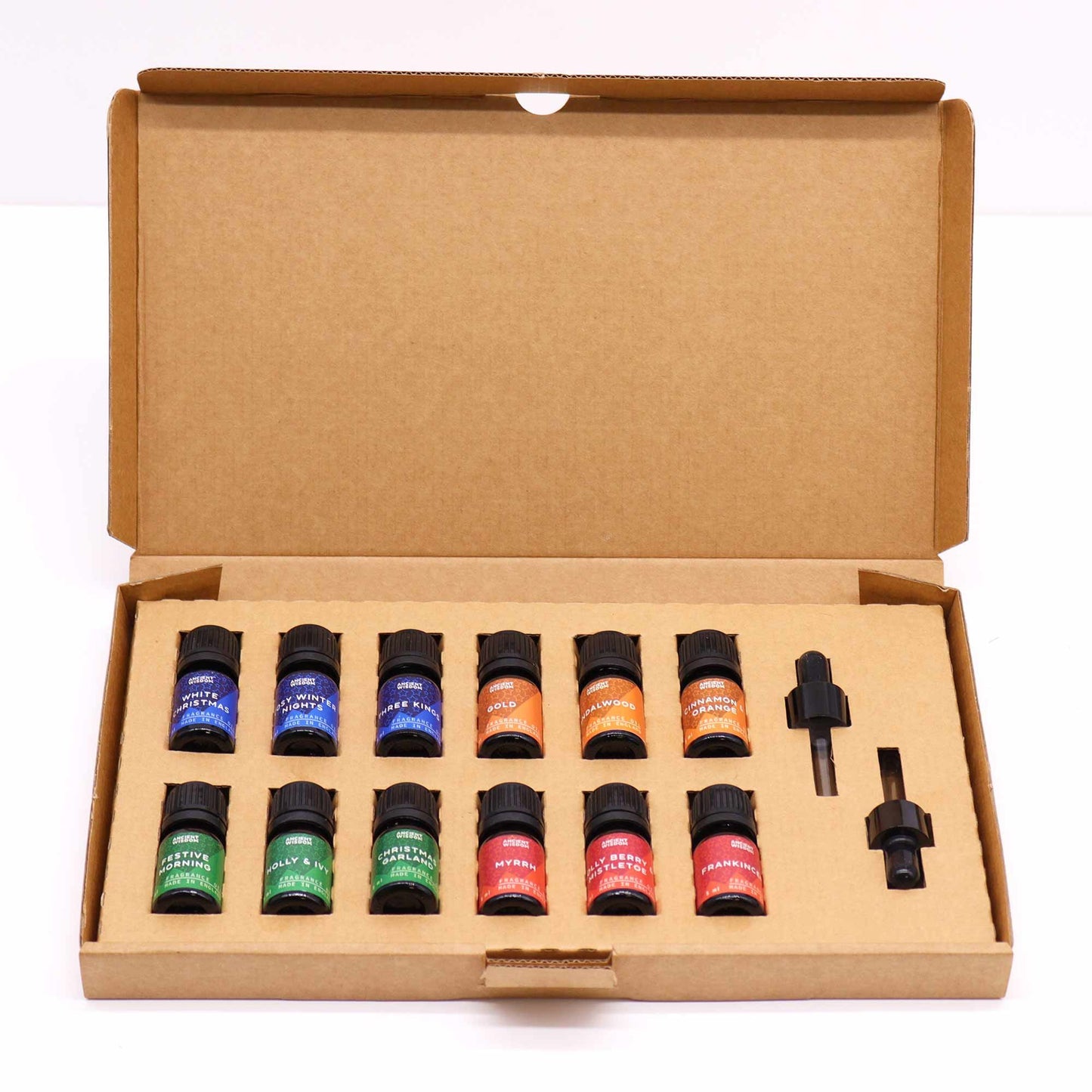 Duftöl-Set 'Heilige Weihnachtsdüfte' – 12 festliche Aromen in Premium-Box