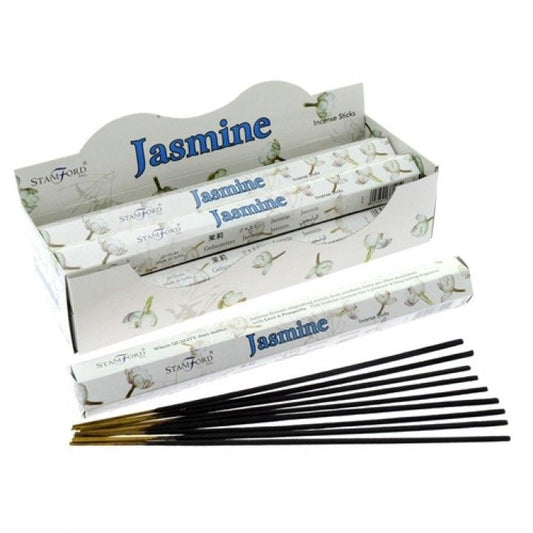 Jasmin Premium Räucherstäbchen – Handgerolltes Set mit 120 Stäbchen