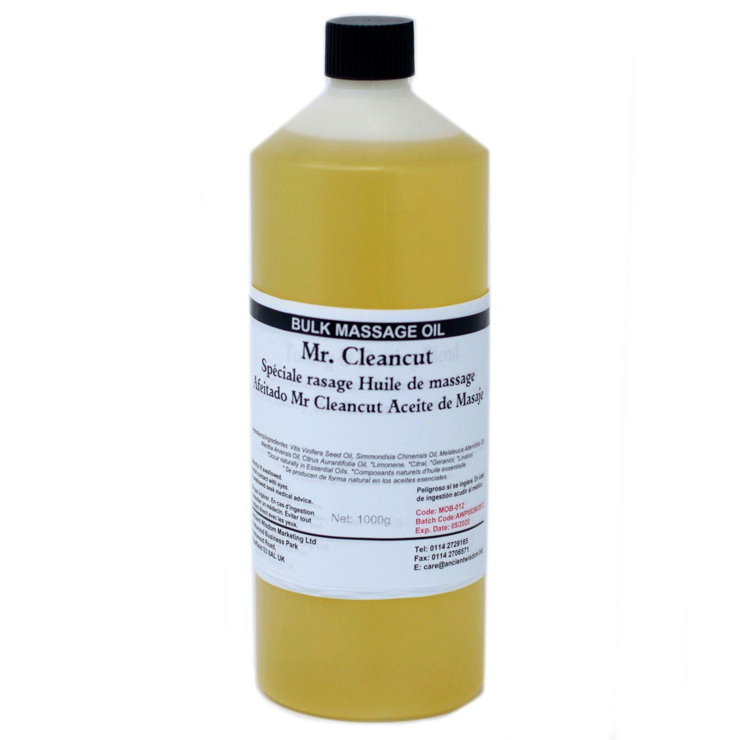 Cleancut Multifunktionsöl 1kg – Für sanfte Rasur, entspannende Massage & intensive Hautpflege