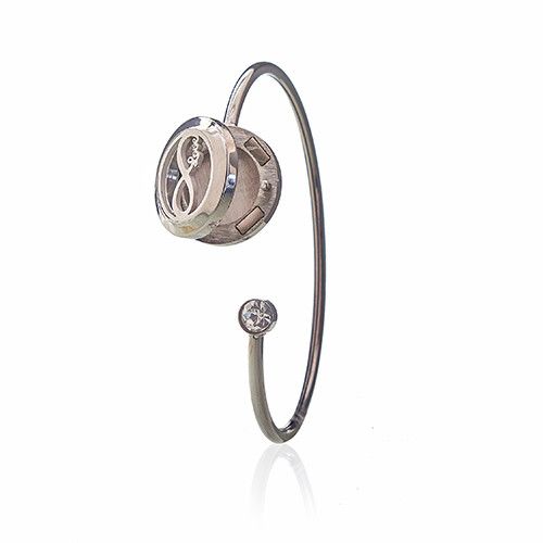 Aromatherapie-Armband Infinite Love – Persönlicher Duftbegleiter aus Edelstahl