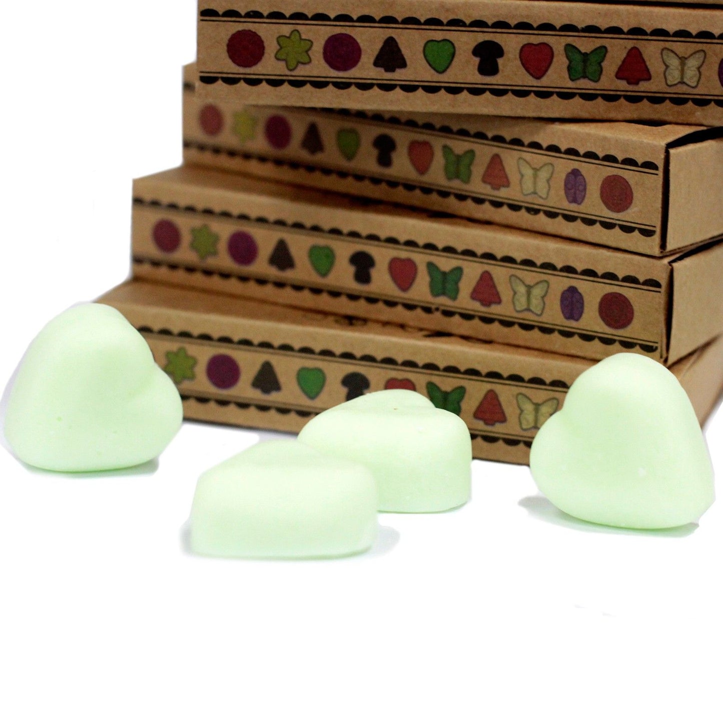 Geschenkset Duftwachs Wassermelone – 6 Stück natürliche Wachsstücke
