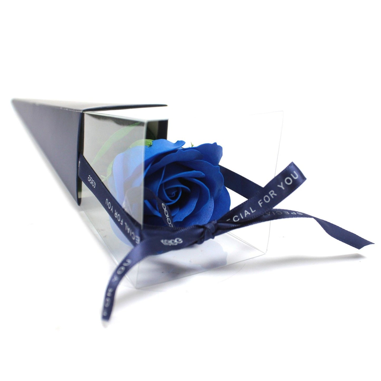 Luxus Seifenblume 'Blaue Rose' – Handgefertigte Badekunst